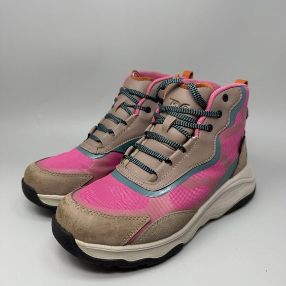 Women Teva Pink Teal & Tan Women\'s Winter Hiker Boots